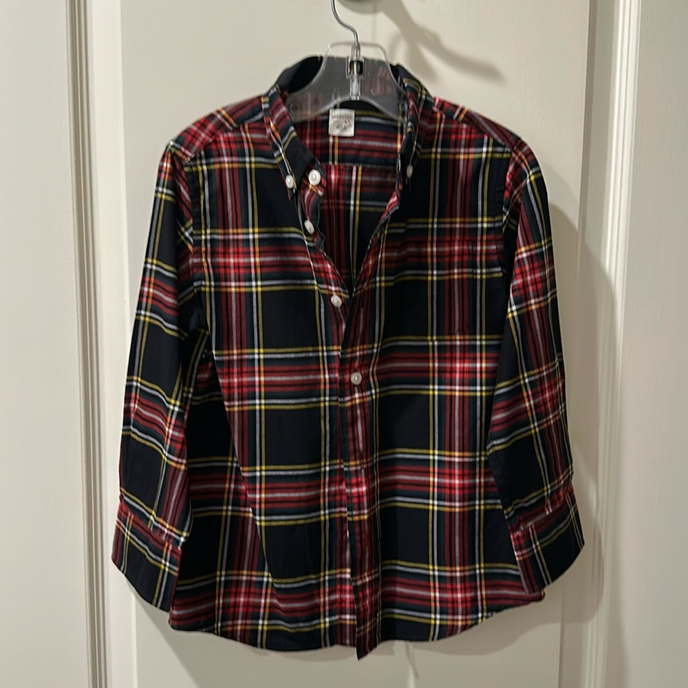 Crewcuts Boys Plaid Buttondown